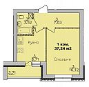 Однокомнатная квартира